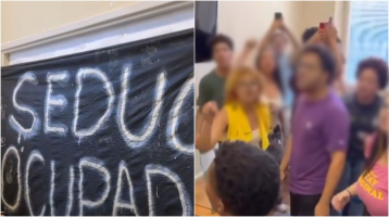 Estudantes ocupam prédio da Secretaria da Educação em SP e pedem melhores condições de ensino